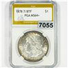 Image 1 : 1878 7/8TF Morgan Silver Dollar PGA - MS64+