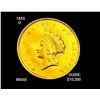 Image 1 : 1855-O Rare Gold Dollar UNCIRCULATED