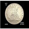 Image 1 : 1871-CC Seated Liberty Half Dollar CHOICE AU