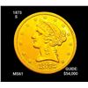 Image 1 : 1873-S $5 Gold Half Eagle UNCIRCULATED