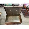 Image 2 : Antique Military Trunk