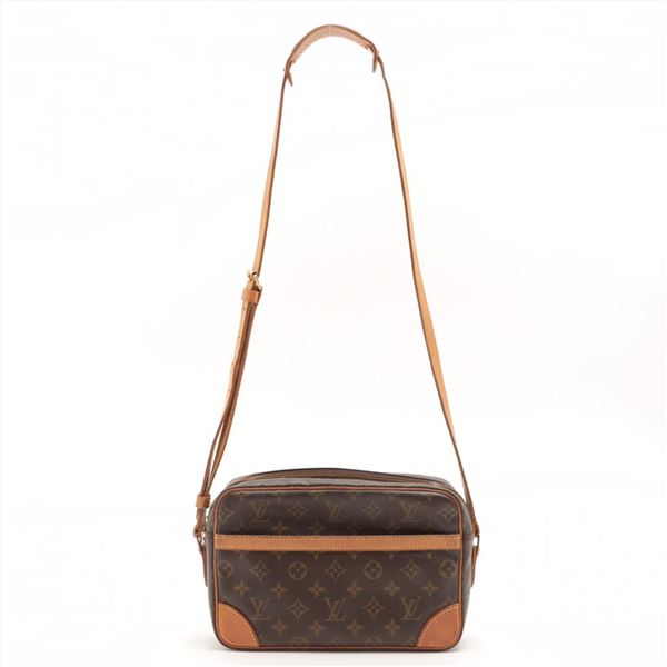 Louis Vuitton Brown Monogram Canvas Leather Trocadero 27 cm Crossbody Bag