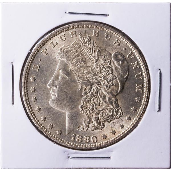 1880 $1 Morgan Silver Dollar Coin CH BU