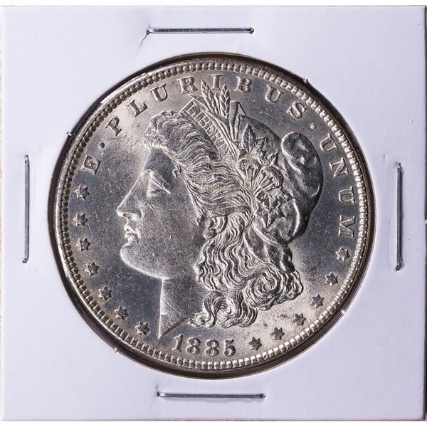 1885 $1 Morgan Silver Dollar Coin CH BU