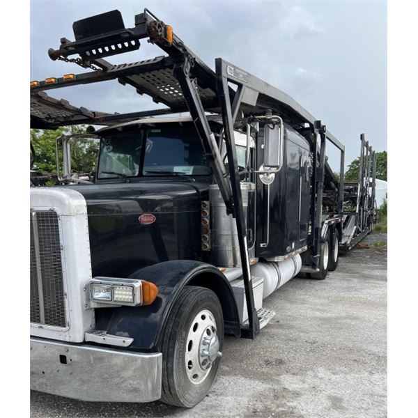 2006 PETERBILT CAR HAULER BLACK TRUCK #20