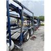 Image 26 : 2001 PETERBILT CAR HAULER BLUE TRUCK #41