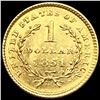 Image 2 : 1851 Rare Gold Dollar UNCIRCULATED