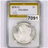 Image 1 : 1878-CC Morgan Silver Dollar PGA - MS64