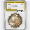 Image 1 : 1890 Morgan Silver Dollar PGA - MS65+