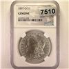 Image 1 : 1897-O Morgan Silver Dollar NGC - MS60
