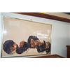 Image 1 : FRAMED PRINT, "PERSIMMONS"; HANAE MILLS 1/5 (22" X 15")