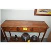 Image 2 : SOFA TABLE W/3 DRAWERS (49" X 13 3/4" X 35 1/2")