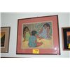 Image 1 : FRAMED SERIGRAPH, "FAMOUS ARE THE FLOWERS: PENCIL SIGNED ELLY TEPPER 26/60 (29" X 26")