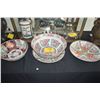 Image 1 : ROSE MEDALLION BOWL & PLATES & IMARI BOWL (4 PCS)
