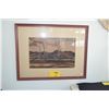 Image 1 : FRAMED WATERCOLOR; SIGNED LOREN RUSSELL FISHER (28" X 22")