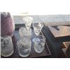 Image 2 : COLLECTION OF ASSORTED ETCHED GLASSES & PITCHER W/TRAY (12 PCS)