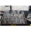 Image 2 : ASSORTED ETCHED GLASSES & TRAY (27 PCS)
