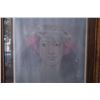 Image 2 : KOA FRAMED PRINT, "WOMAN'S HEAD W/FLOWER BEHIND EACH EAR"; PEGGE HOPPER (26" X 27")