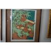Image 2 : KOA FRAMED SERIGRAPH, "NOSE FLUTE"; PENCIL SIGNED ELLY TEPPER 8/195 (25" X 31 1/2")