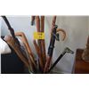 Image 2 : COLLECTION OF WALKING STICKS & CANES (13 PCS)