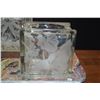 Image 2 : GLASS BLOCKS (2 ETCHED) & TRAYS (5 PCS)