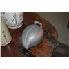 Image 3 : CHINESE CERAMIC VASES W/RUNNING GRASS CALLIGRAPHY & CHINESE PEWTER PEACH BOX (3 PCS)