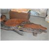 Image 2 : NATURAL WOOD SLAB TABLE (89")