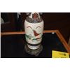 Image 2 : ANTIQUE CHINESE POLYCHROME CERAMIC VASE W/STAND