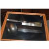 Image 3 : JAPANESE KNIVES W/SHEATHS & SHARPENING STONE (DOES NOT INCLUDE STANDS) (3 PCS)