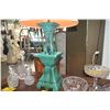 Image 2 : ANTIQUE CANDLE HOLDER CERAMIC LAMP (REPAIRED)