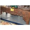 Image 2 : CARVED ROSEWOOD CONSOLE TABLE (43 1/2" X 21 1/2" 15")