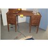 Image 2 : CHINESE HARDWOOD SCHOLARS DESK W/4 DRAWERS (3 PARTS)