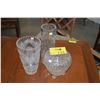 Image 1 : CUT CRYSTAL VASES (3 PCS)