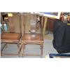 Image 2 : CHINESE HARDWOOD SIDE CHAIRS (PAIR)