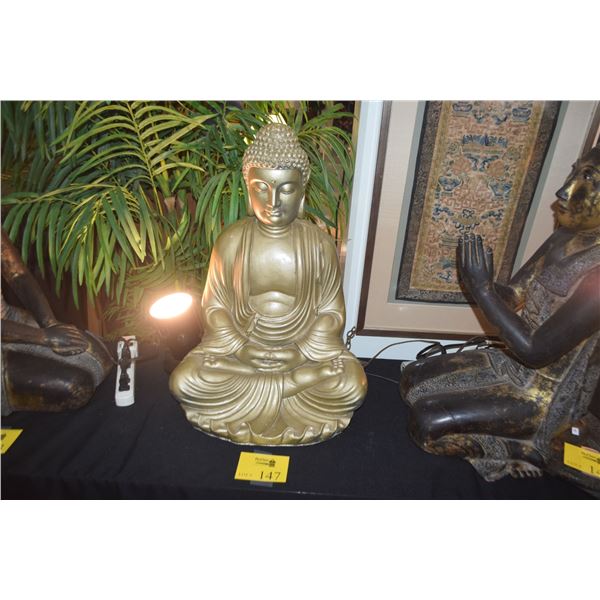 SEATED BUDDHA FIGURE (24")