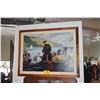 Image 2 : FRAMED GICLEE ON CANVAS, "FATHER DAMIEN"; HERB KANE 10/30 (33 1/2" X 42 1/2")