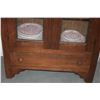 Image 3 : ANTIQUE KITCHEN CABINET W/2 GLASS DOORS & 1 DRAWER (36 1/2" X 14 1/4" X 59")