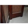 Image 4 : 4 PANEL WOOD SCREEN W/CANE PANELS (72" X 81 1/2")
