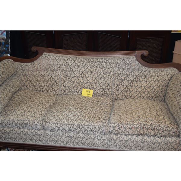 ANTIQUE DUNCAN PHYFE STYLE SOFA, MAHOGANY