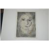 Image 1 : UNFRAMED PRINT, "FEMALE PORTRAIT" (6" X 4")