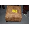 Image 1 : WOVEN FOOT STOOL (14 1/4" X 14 1/4")