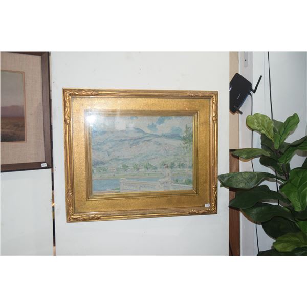 FRAMED PAINTING; UNSIGNED