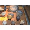 Image 2 : COLLECTION OF GEODES & STONE SPHERE'S ON STANDS (17 PCS)