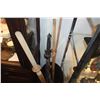 Image 2 : DECORATIVE JAPANESE SWORDS & KENDO SHINAI BAMBOO PRACTICE SWORDS (4 PCS)