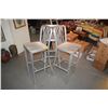 Image 1 : ALUMINUM BAR STOOLS (3 PCS)