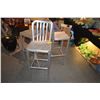 Image 2 : ALUMINUM BAR STOOLS (3 PCS)