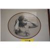 Image 2 : KOA FRAMED ORIGINAL GRAPHITE DRAWING, "HAWAIIAN WOMAN"; SIGNED EDWIN KAYTON, C. 1996 (17" X 14 3/4")