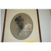 Image 2 : KOA FRAMED ORIGINAL GRAPHITE DRAWING, "HAWAIIAN MAN"; SIGNED EDWIN KAYTON, C. 1996 (15" X 19")