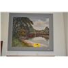 Image 1 : FRAMED OIL ON ART BOARD; SIGNED J.I.M. 1958
