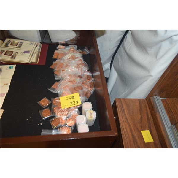 LARGE COLLECTION OF COPPER INGOTS (APPROX. 16 LBS)